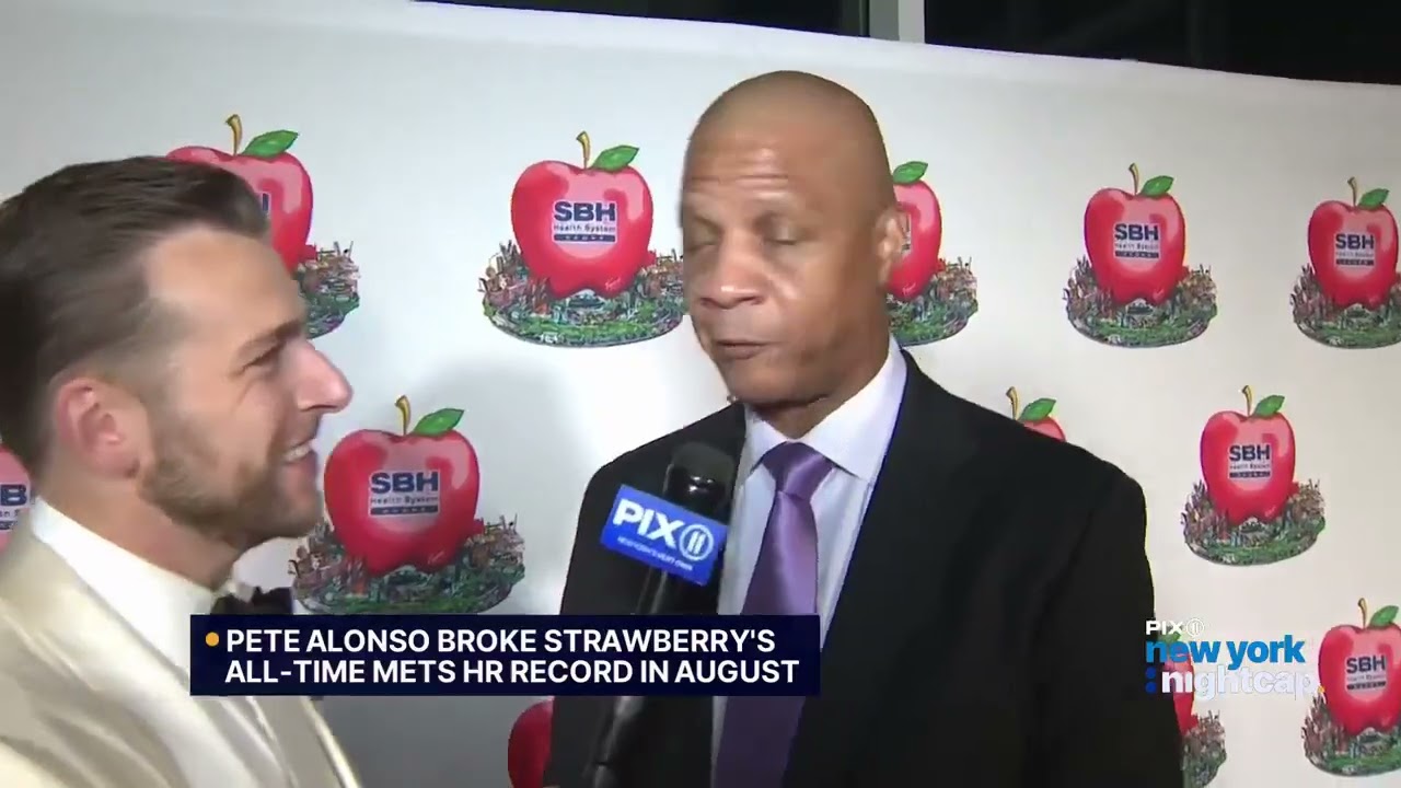 An interview with Darryl Strawberry at the 2025 SBH Team of Heroes Gala