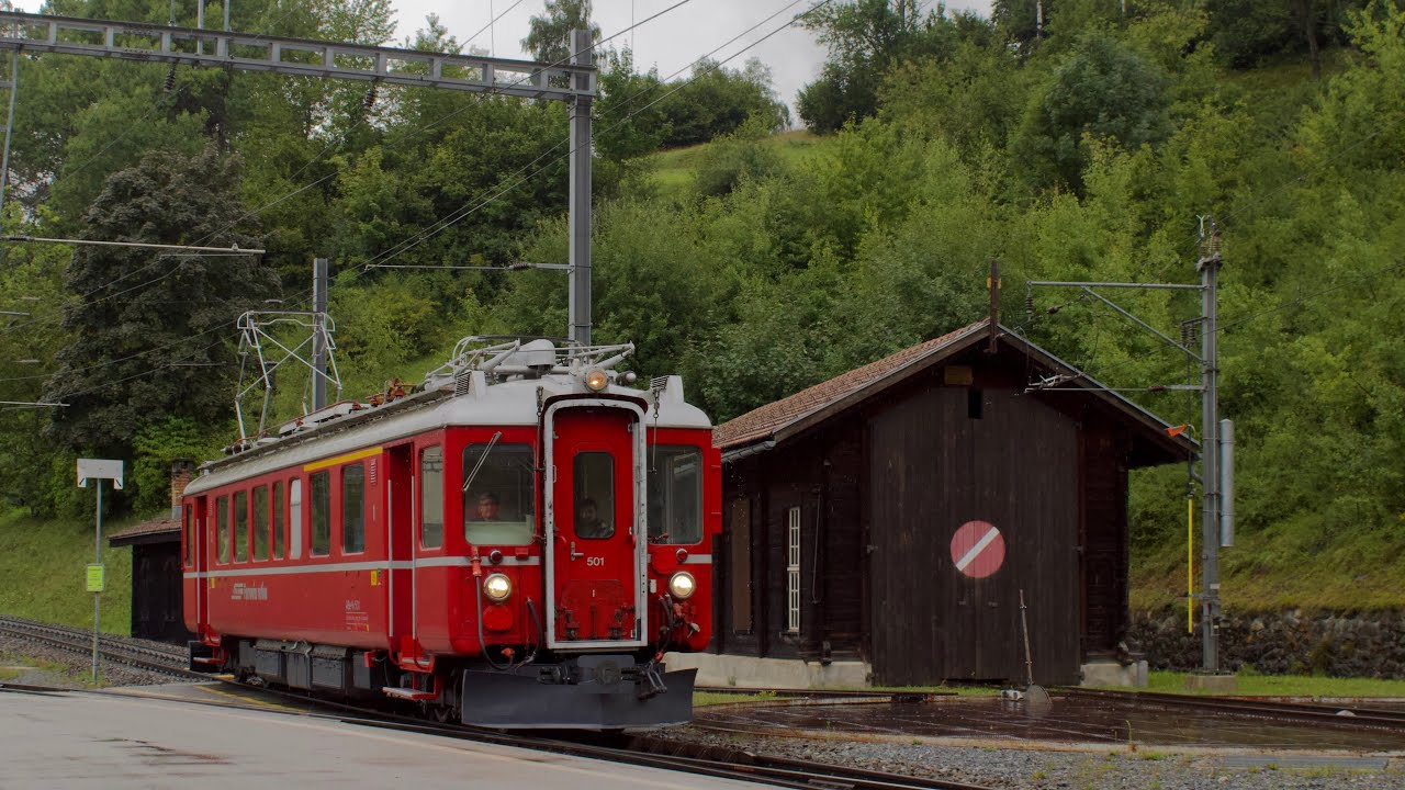 TRENI STORICI lungo la valle dell'Albula, tra Bergün e Wiesen passando per il Landwasserviadukt