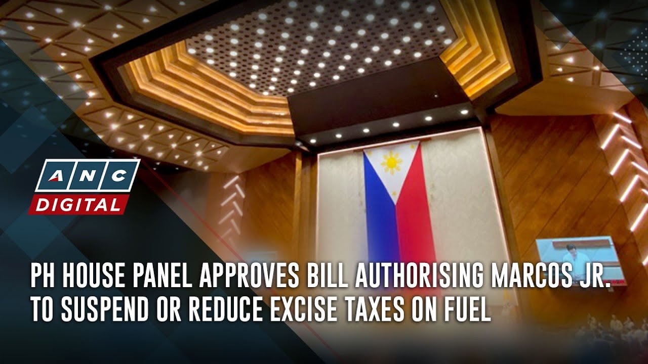 PH House panel approves bill authorising Marcos Jr. to suspend or reduce excise taxes on fuel