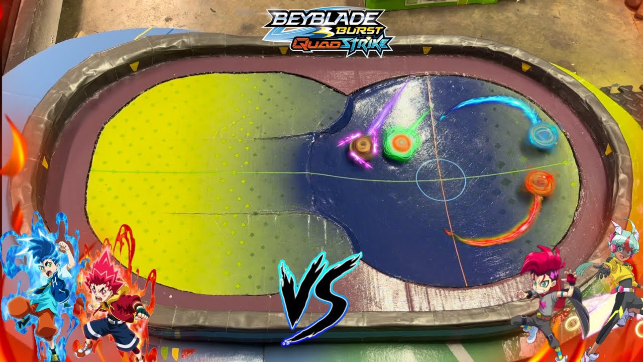 Helios & Hyperion VS Belfyre & Pandora!!  | Beyblade Burst Anime Battle!!
