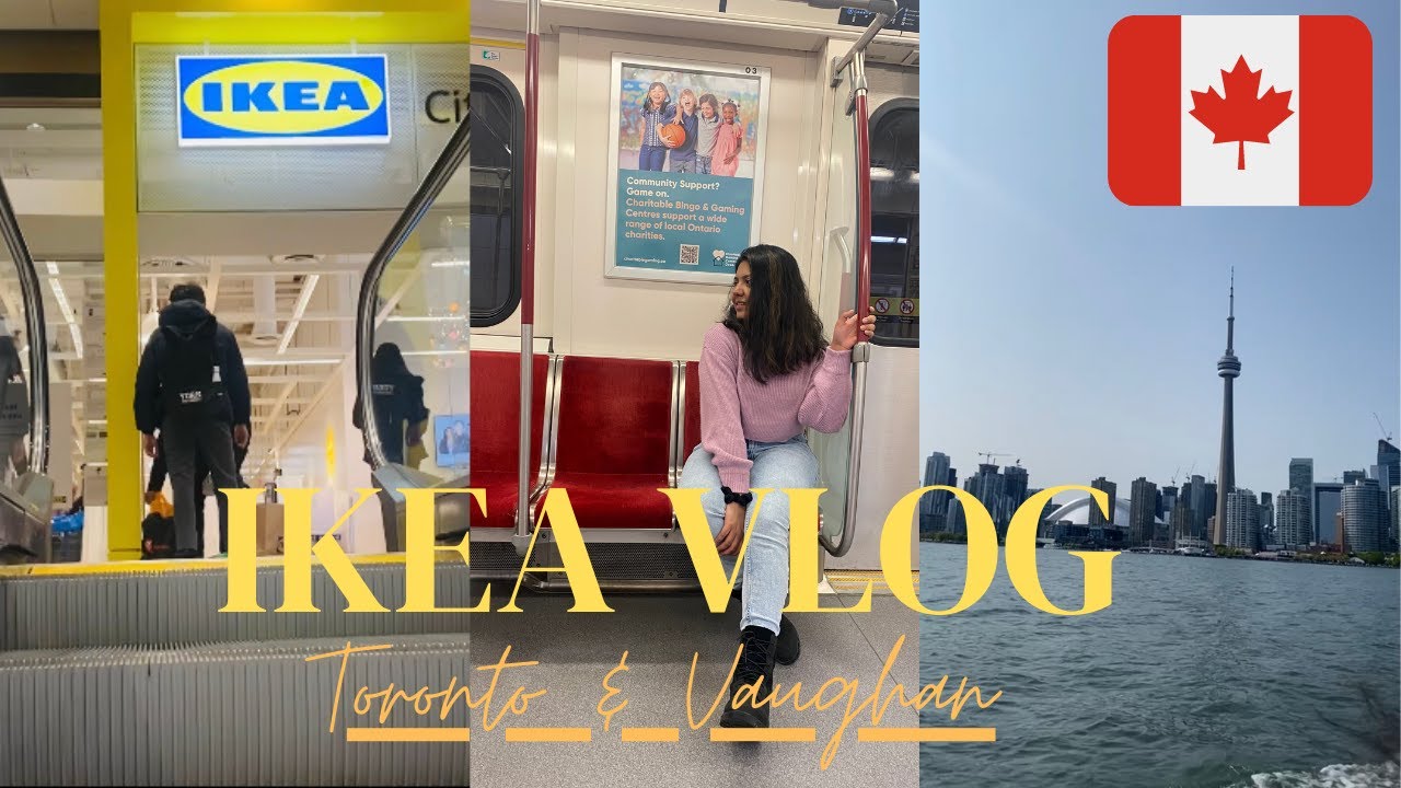 IKEA(TORONTO & VAUGHAN) HAUL + VLOG📦 | CHEAPEST DEAL | HOME DECOR ITEMS | SUBWAY TRAIN 🇨🇦 🚊