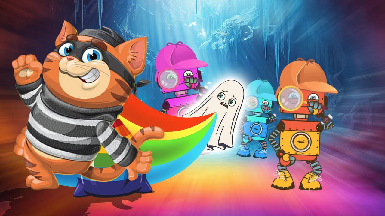 🌈Rainbow Ghost:  The Case of the Missing Colors! 🎶👻 | Rainbow Ghost Adventures | Rusty's World