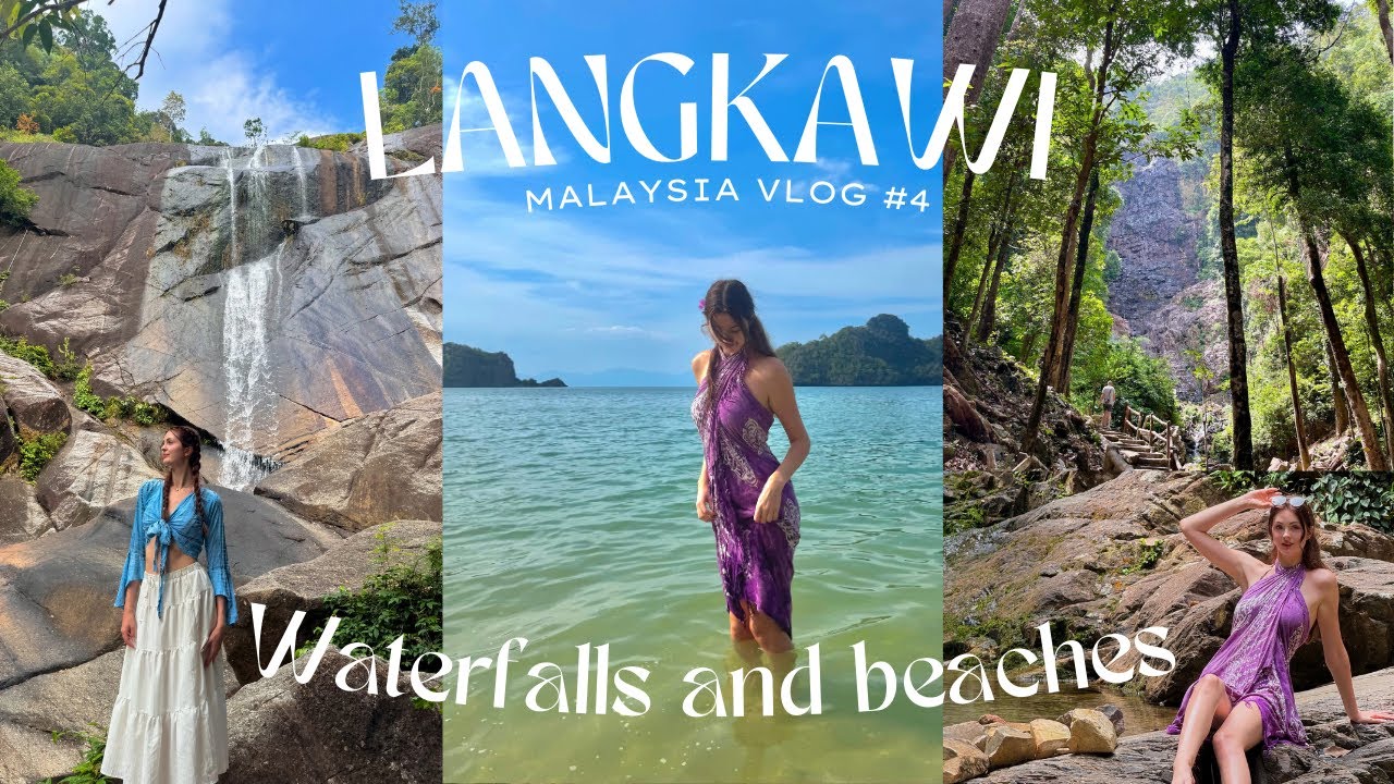 Seven wells, beaches and more waterfalls in Langkawi | Malaysia vlog #4