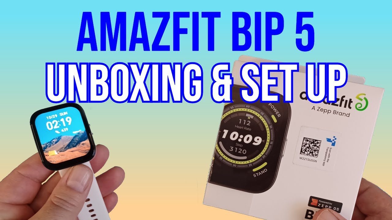 Распаковываем новые смарт-часы Amazfit Bip 5! Настройка и первые впечатления!