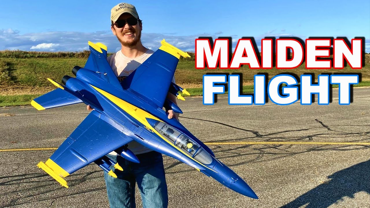 E-flite F-18 Blue Angels 80mm RC Jet Warbird - TheRcSaylors