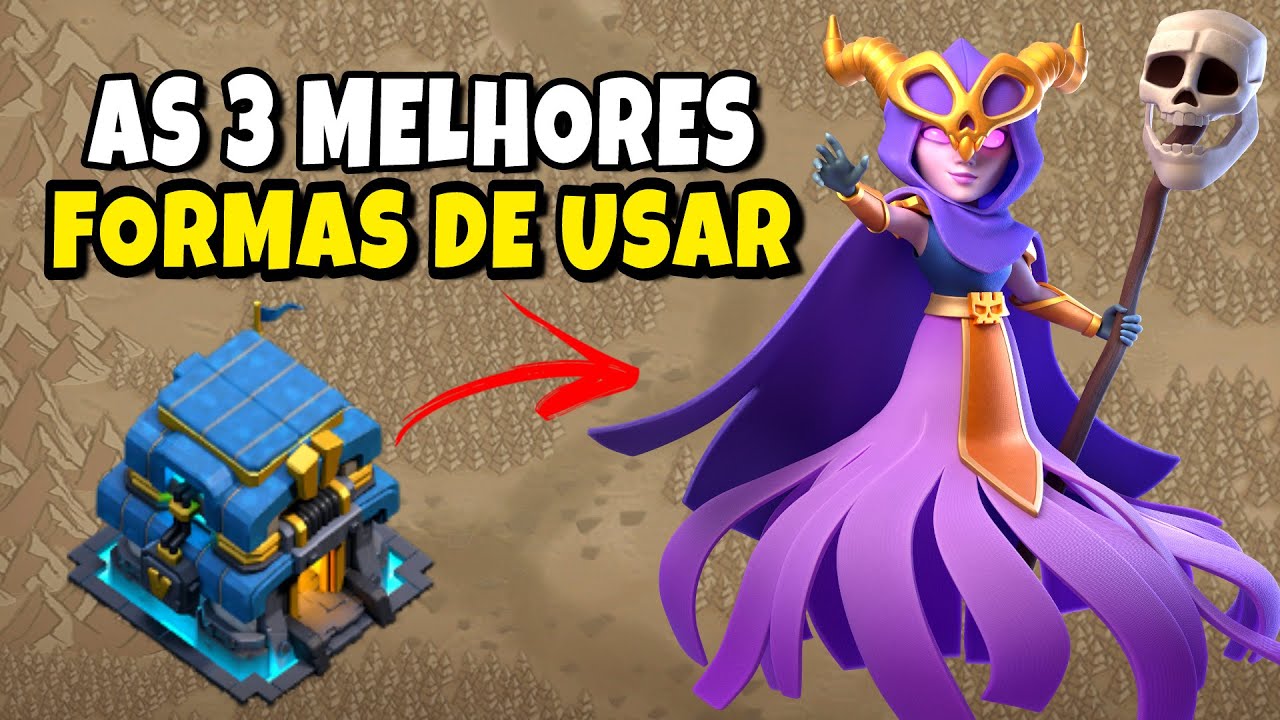 3 VARIAÇÕES COM SUPER BRUXA PARA FECHAR PT FÁCIL EM CV12 | CLASH OF CLANS