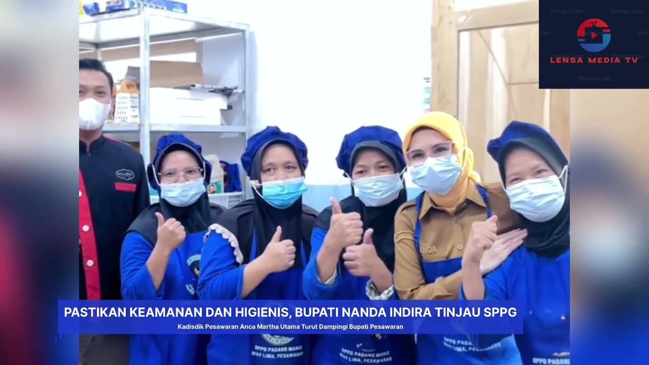 Pastikan MBG Higienis, Bupati Nanda Indira Tinjau SPPG
