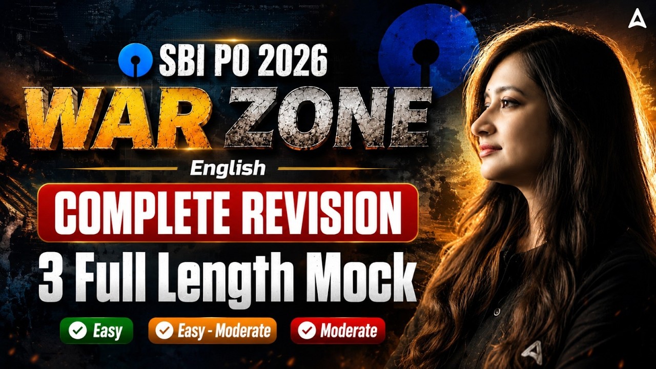 SBI PO English Warzone | Complete Revision & 3 Full Length Mocks | 2026 Exam