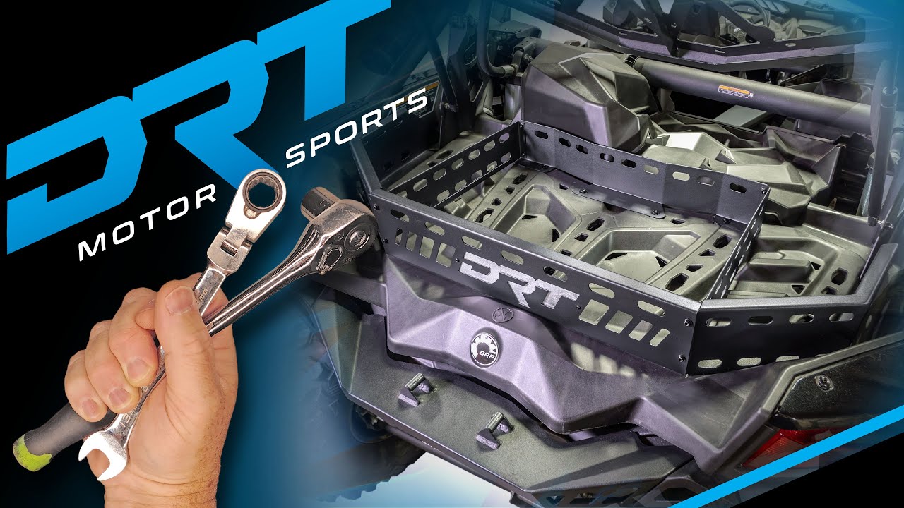 DRT Motorsports 2017+ Can-Am X3 Cargo Storage Rack Install Guide.