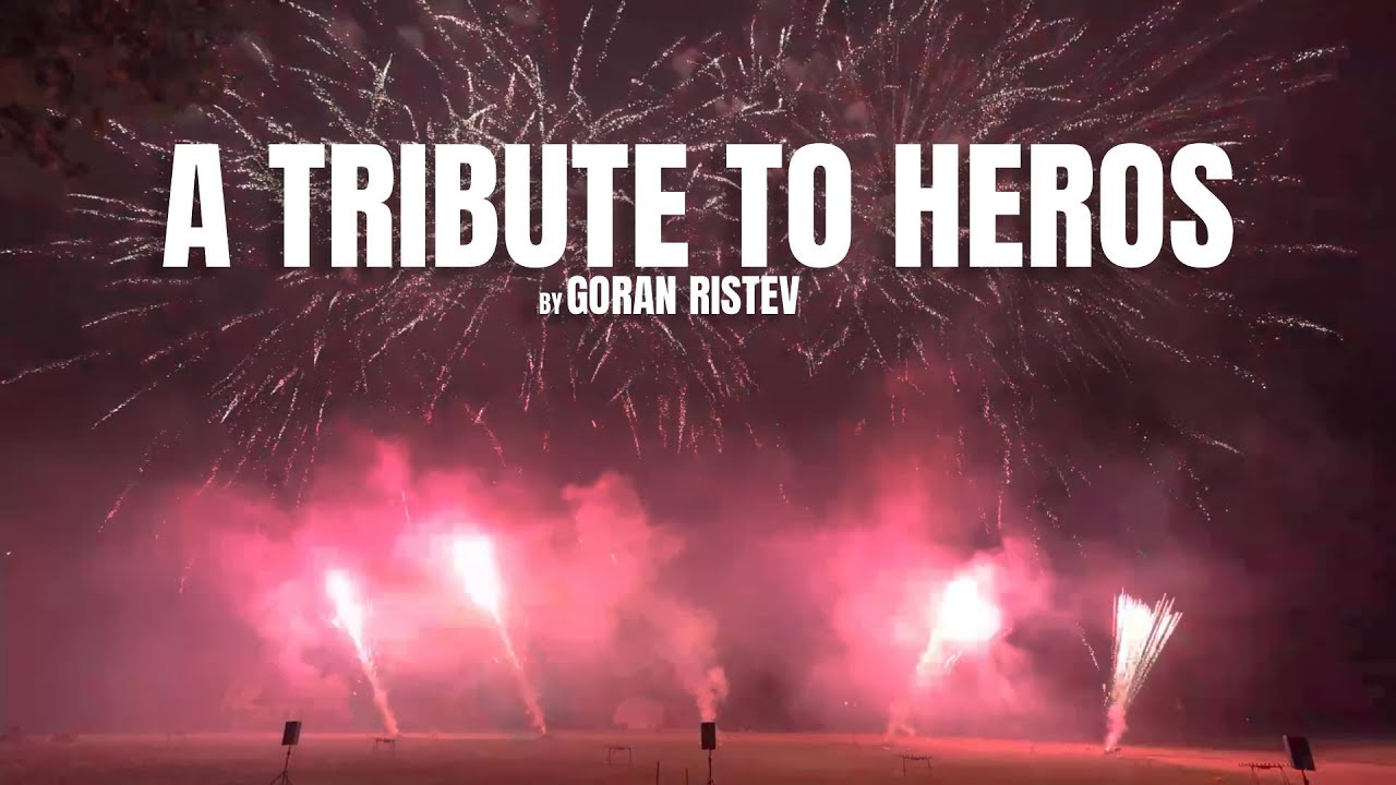 Epic Fireworks Tribute to Our Heroes | Fireworks Pyromusical by Goran Ristev (Labor Day 2025)