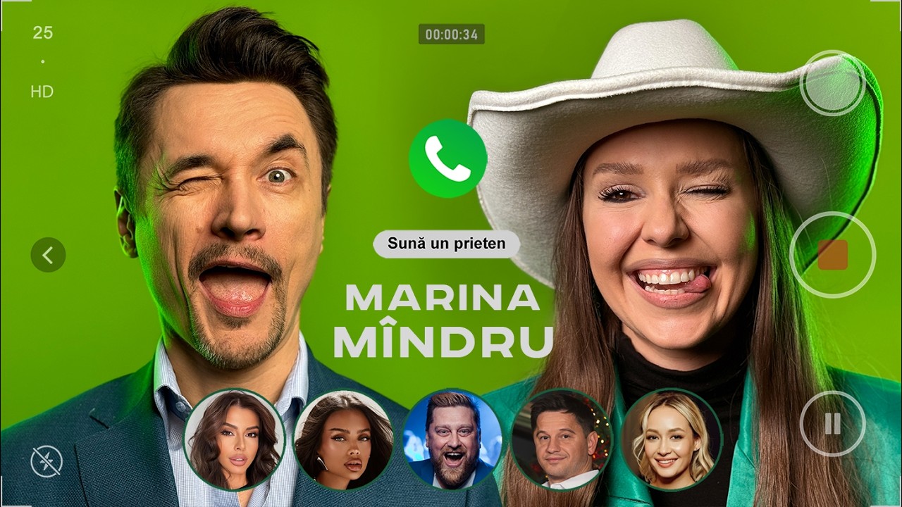SUNĂ UN PRIETEN cu Marina Mîndru și prietenii ei: Kathryn C, Laura Jdanov, Lume Serghei Kovalsky ș.a