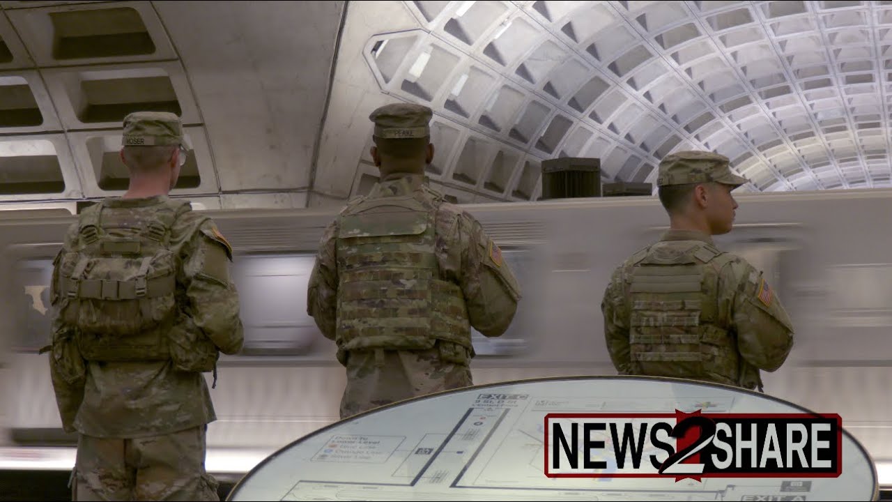 National Guard patrols Washington DC Metro system on Trump's orders