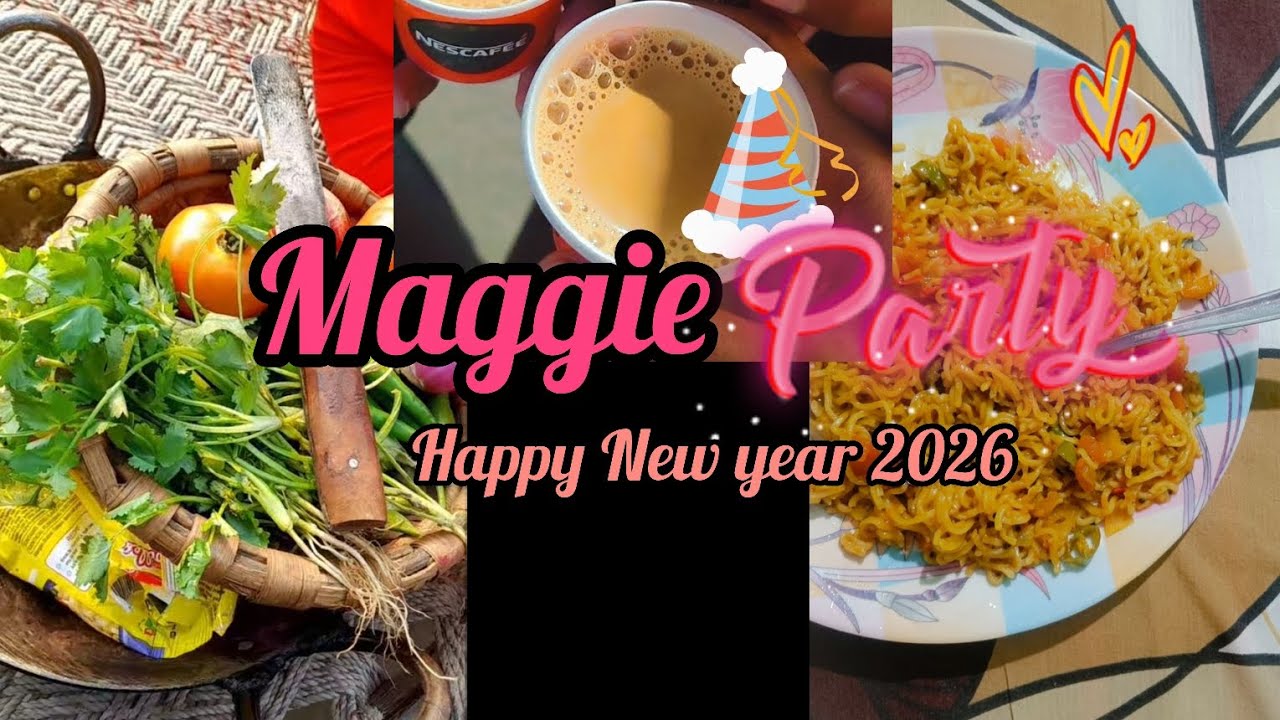 “Happy New Year 2026 🎉 | Tuition Wale Bachchon Ke Saath Maggie Party 🍜 | Cute & Fun Vlog”