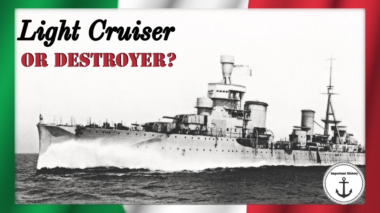 Condottieri Class: Light Cruisers or Large Destroyers?
