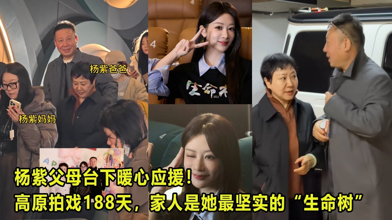 杨紫父母台下暖心应援！高原拍戏188天，家人是她最坚实的“生命树”