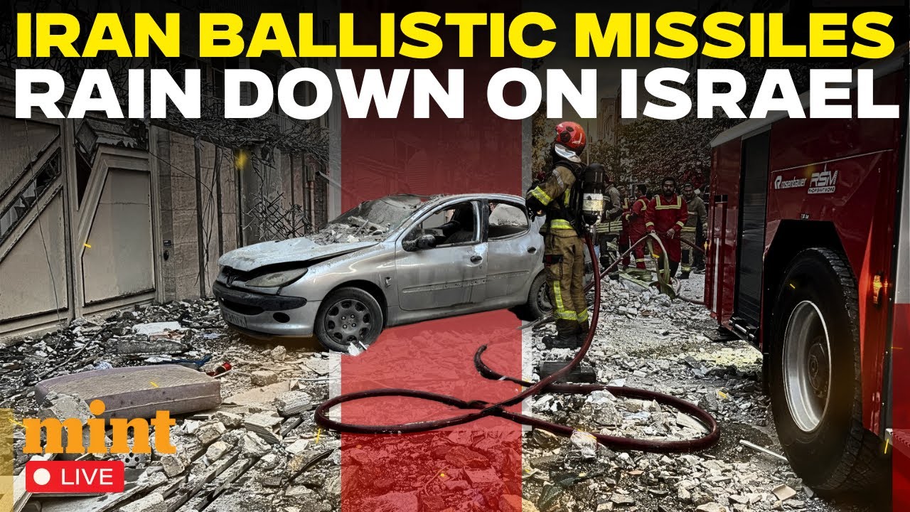 LIVE: Tel Aviv in Ruins After Deadly Iranian Rocket Attack Kills Woman, Injures 20+
