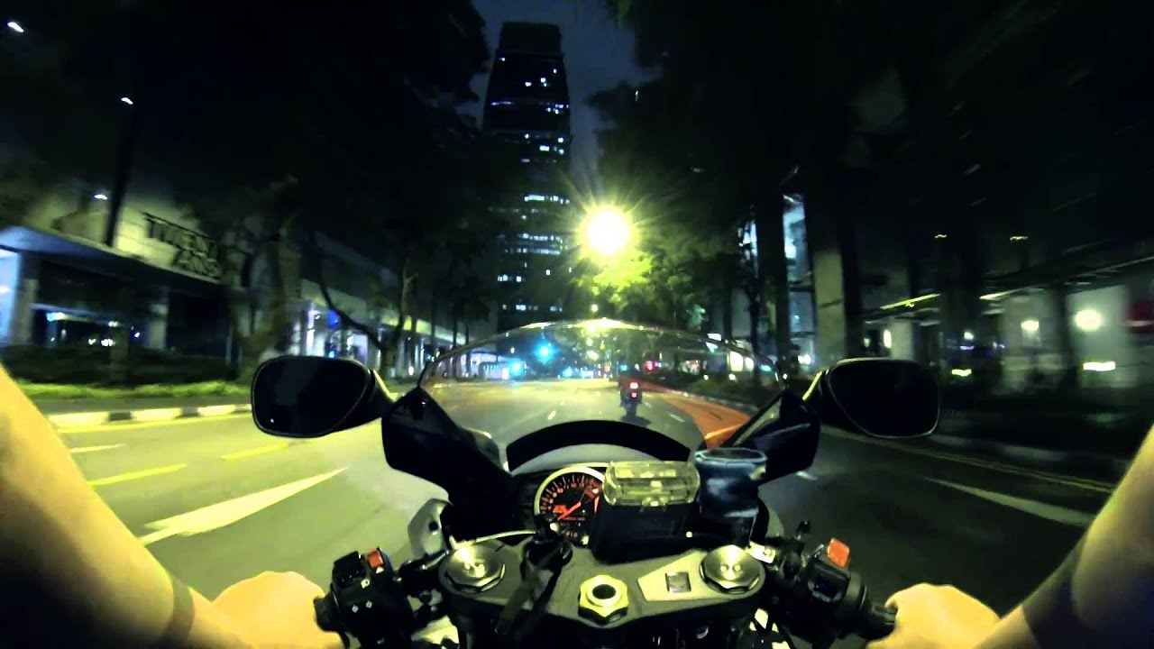 GoPro Hero 3 Night ride (GSXR 1k L2 and RVF 400)