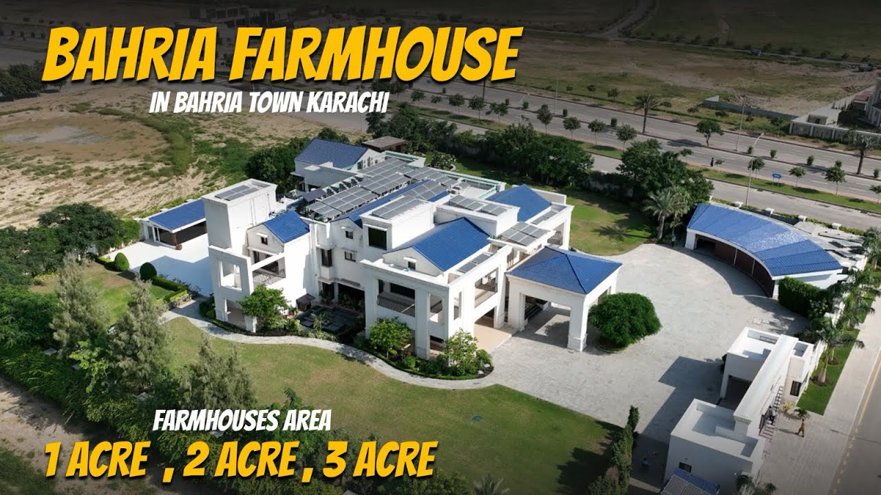 Amazing Farm Houses In Bahria Town Karachi 