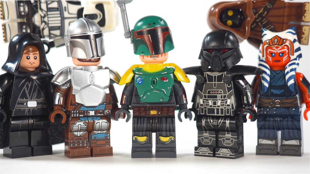 LEGO Star Wars The Book of Boba Fett | The Mandalorian Face Reveal Unofficial Lego Minifigures