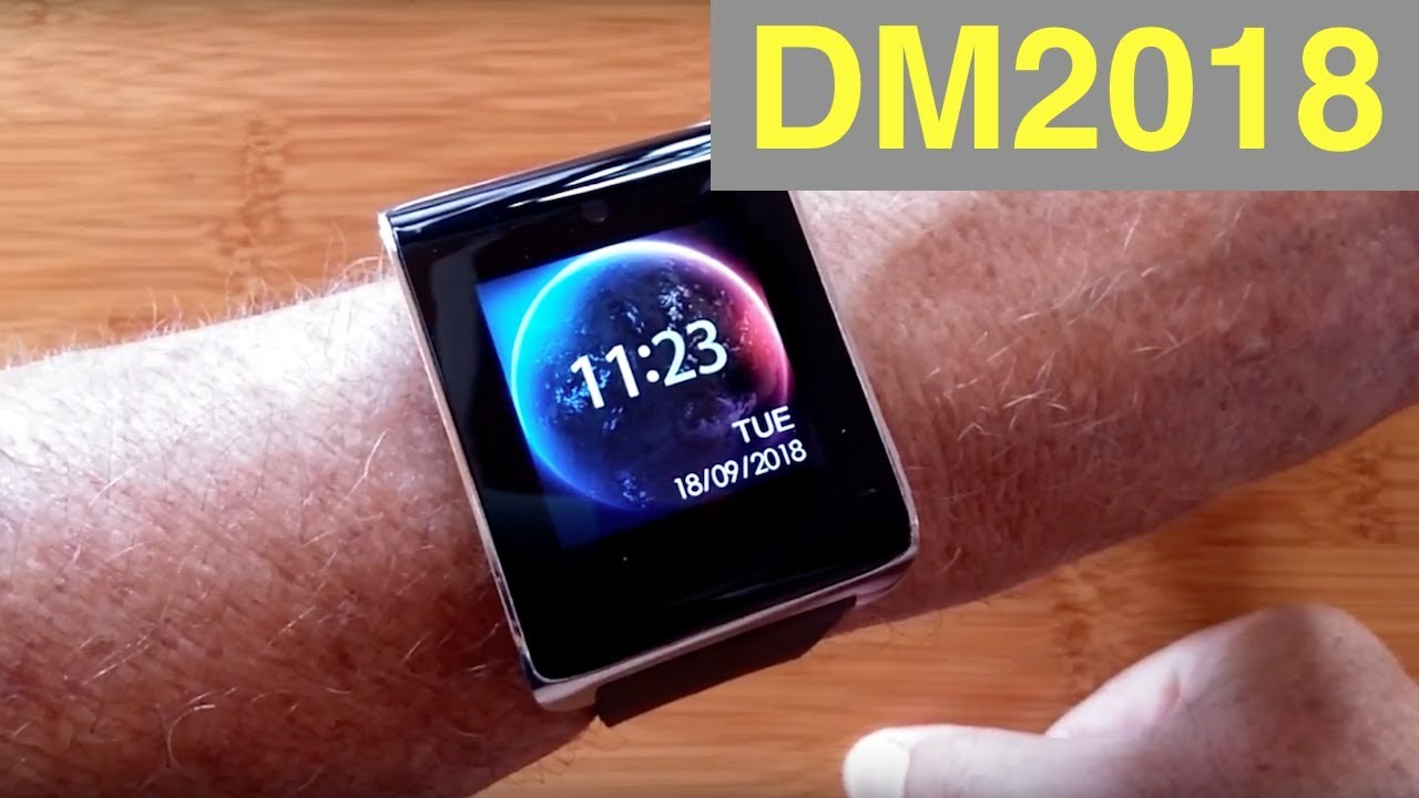 XANES DM2018 Square Android 6 4G data 900 mAh GPS Blood Press Fitness Smartwatch: Unboxing & Review