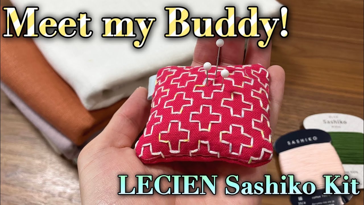 Nene’s Harishigoto #9 | My New Partner! 🧵 Sashiko Pincushion