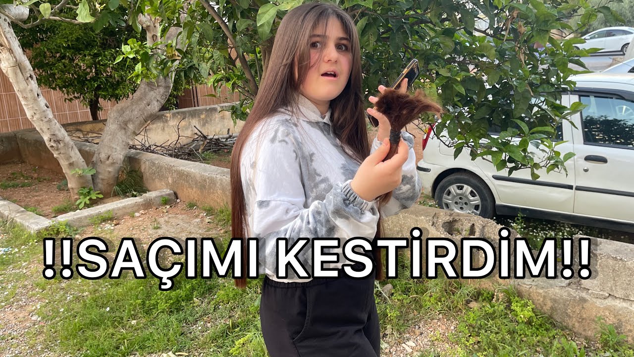 Saçımı kestirdim!(saçım baya kısaldı!)