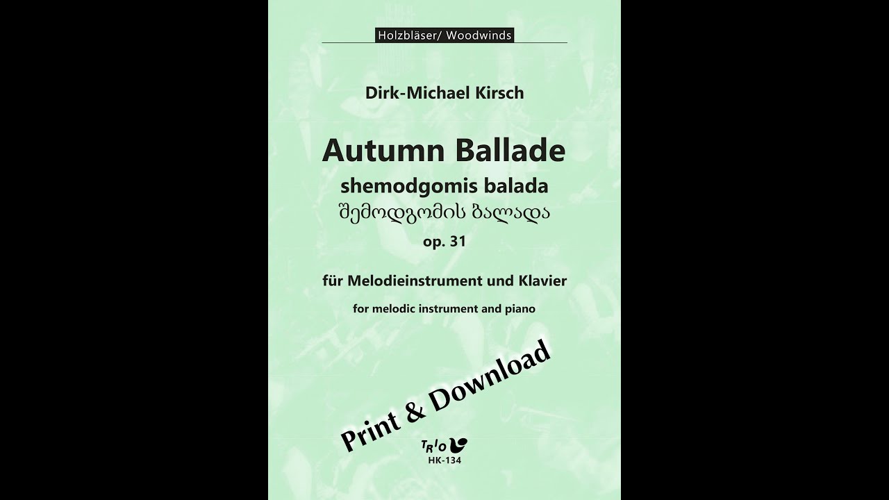 Dirk-Michael Kirsch - Autumn Ballade