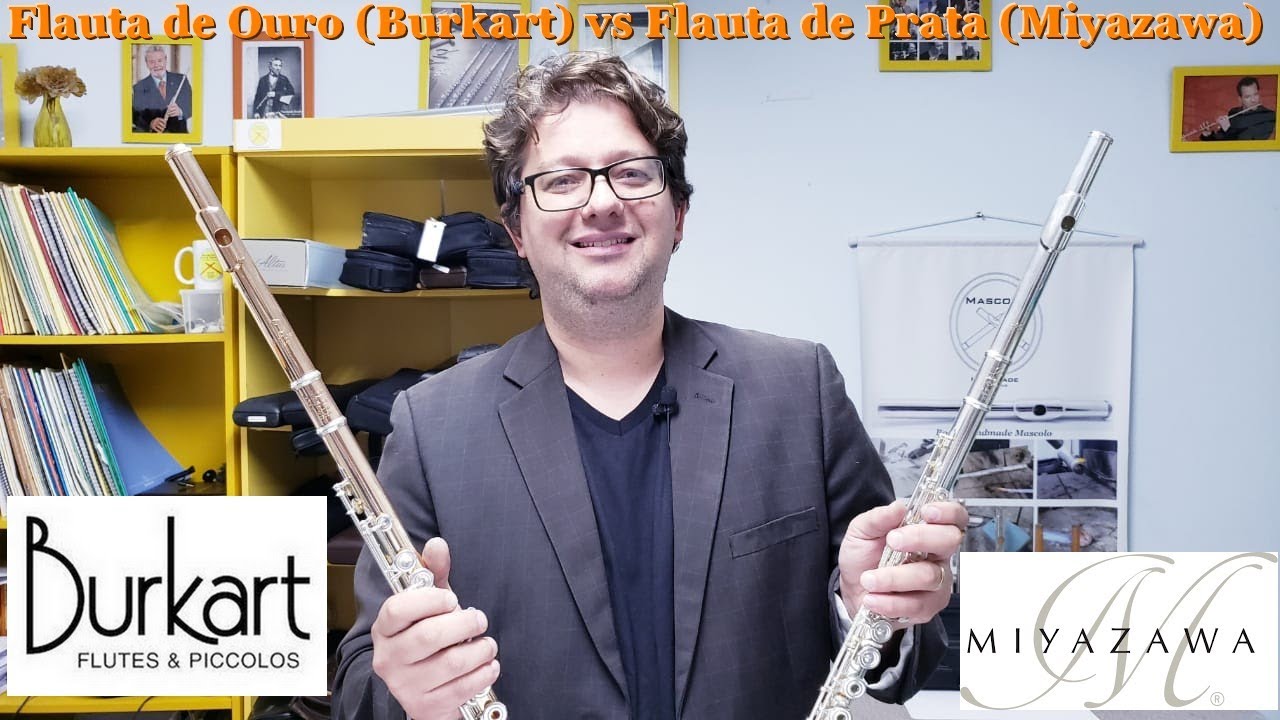 Flauta de Ouro (Burkart) vs Flauta de Prata (Miyazawa)