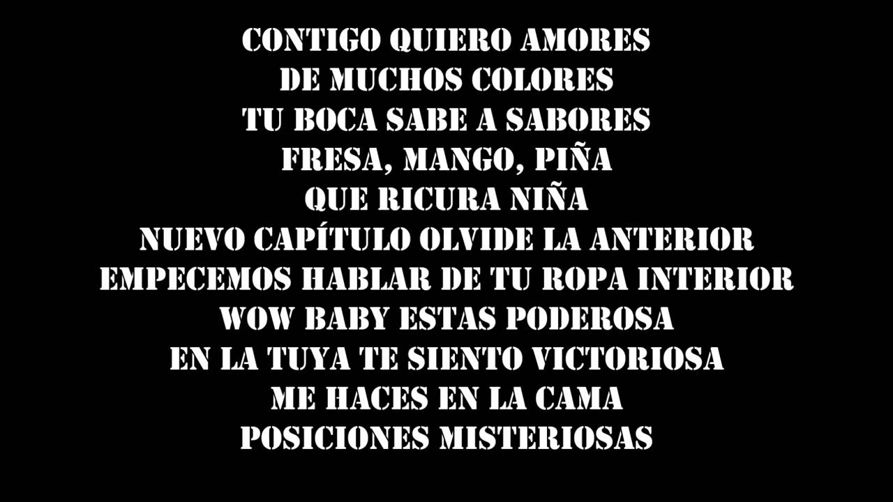 CONTIGO QUIERO AMORES ARCANGEL LETRA