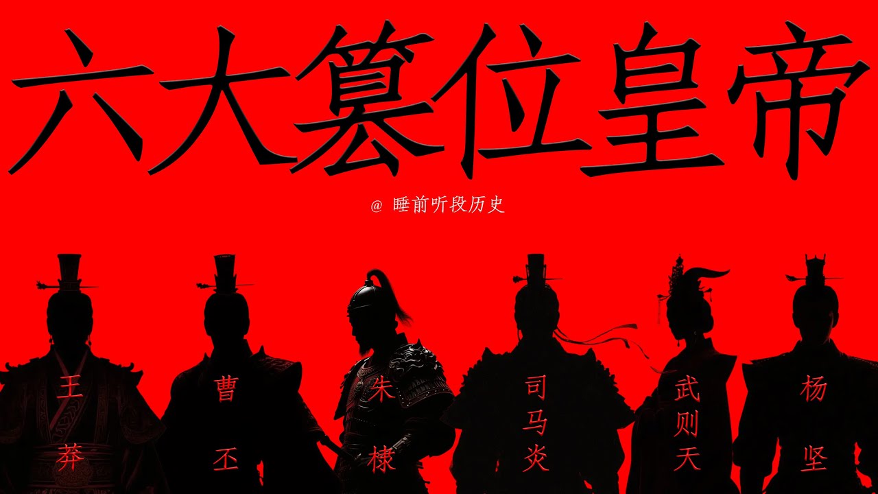 六大篡位成功登基的皇帝 ｜ 睡前听《篡位王者》｜ 既然大家都是篡位，凭什么这六个人能被写进“正史”？