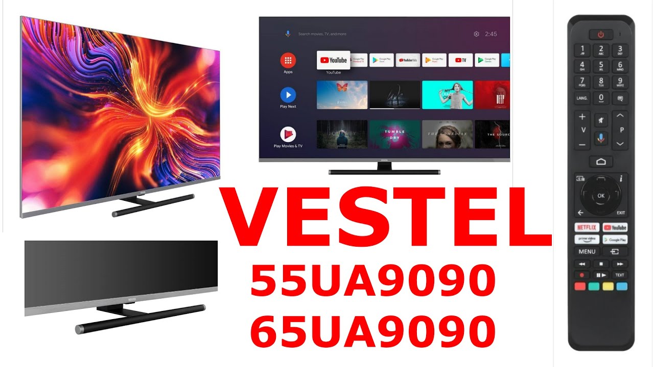 VESTEL 65UA9090 55UA9090 Android Smart MB185 Teknik Özellikler