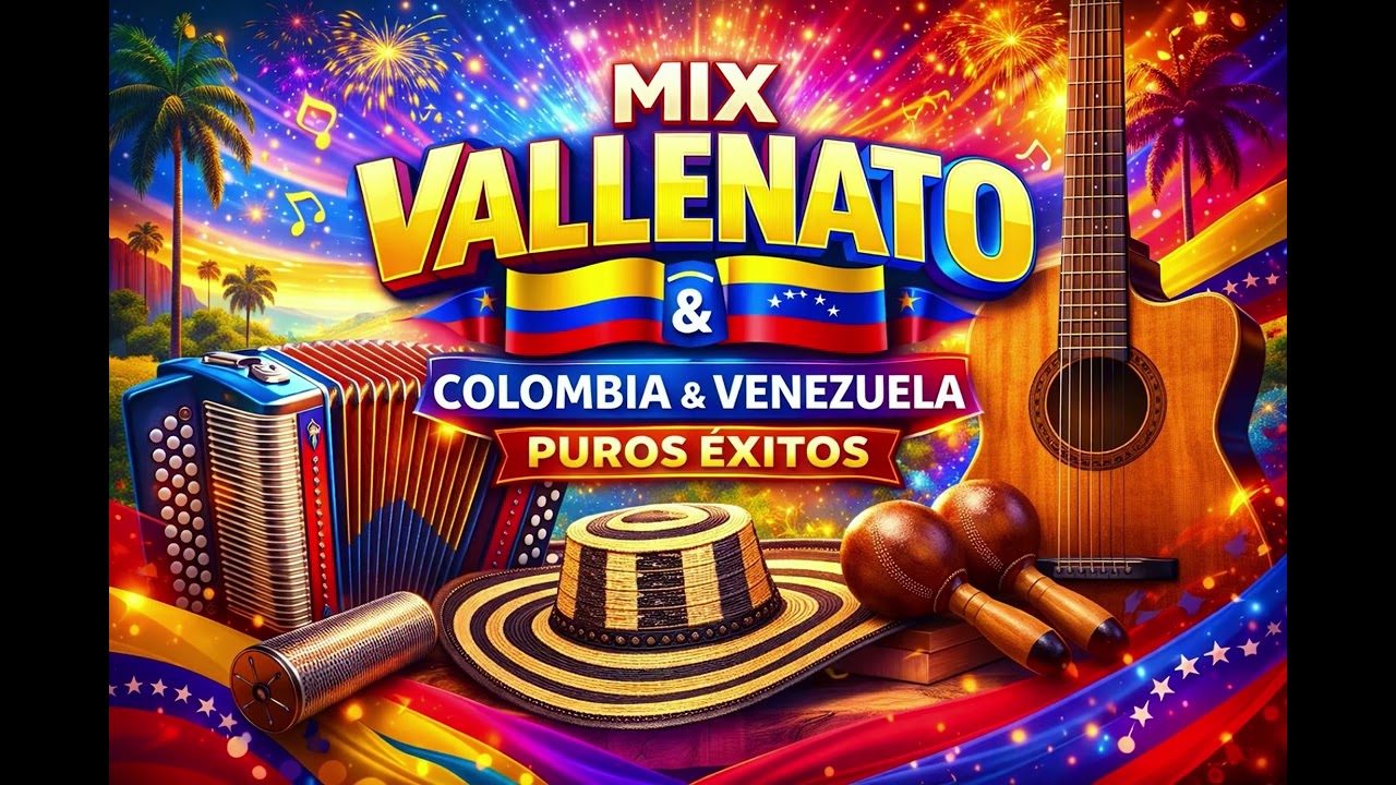 MIX VALLENATO 2025 — PUROS ÉXITOS COLOMBIA & VENEZUELA MUSICALATINA #COLOMBIA #VENEZUELA