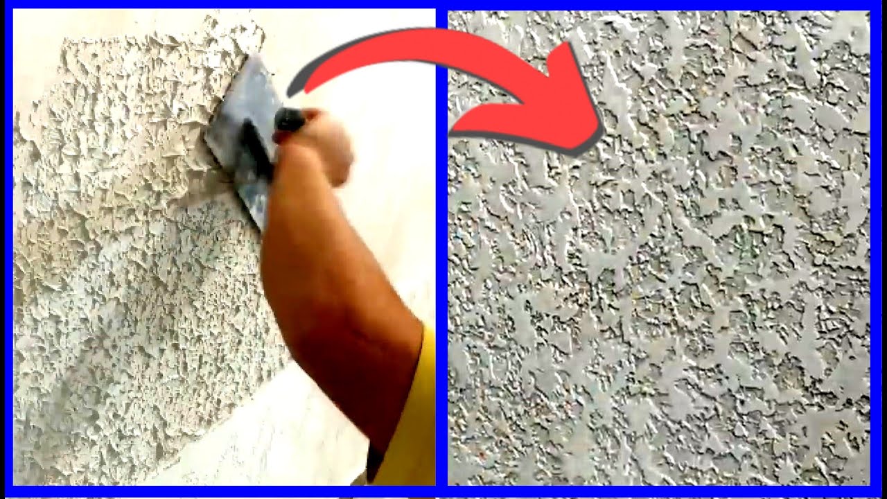 Enduit Décoratif Mur Intérieur | Tuto : Crépi à Finition Écrasée