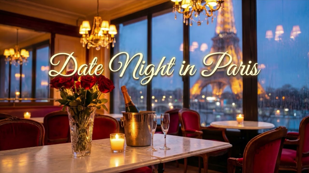 Daily Cafe 101: Date Night in Paris 🍷🌹 Smooth Cafe Jazz (No Vocals)