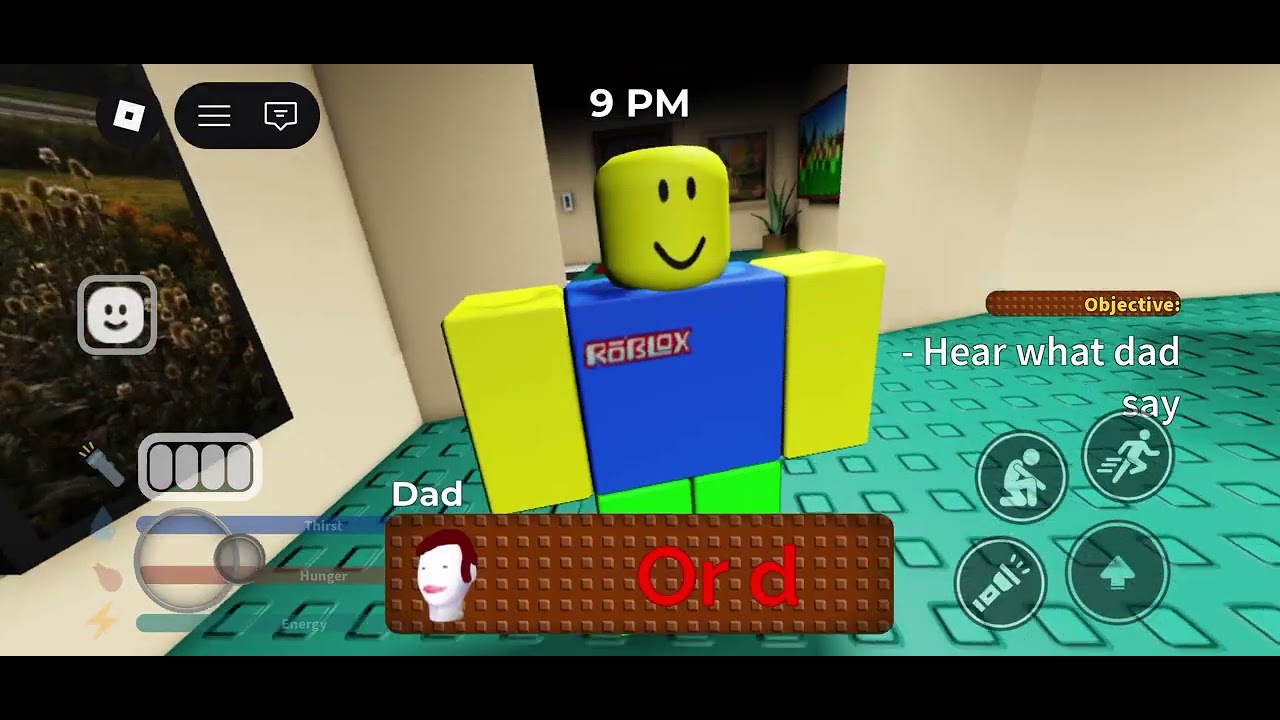 Playing weird strict dad