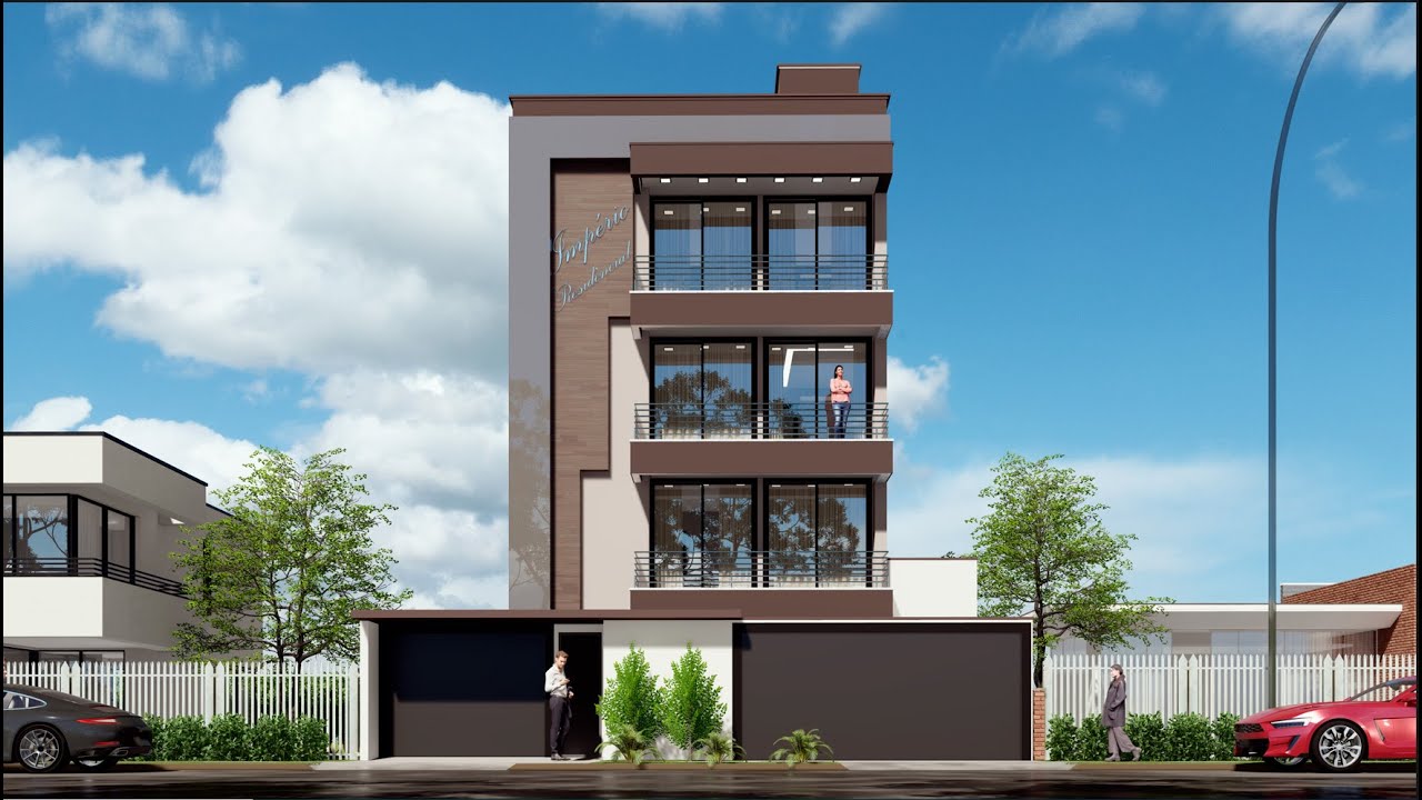 PROJETO DE EDIFÍCIO COM 6 APARTAMENTOS DE 80m²- TOUR