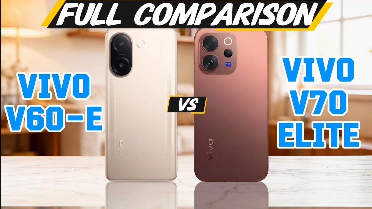 Vivo V60e vs Vivo V70 elite || Which one is best 🤔? Let's find out 🕵️...