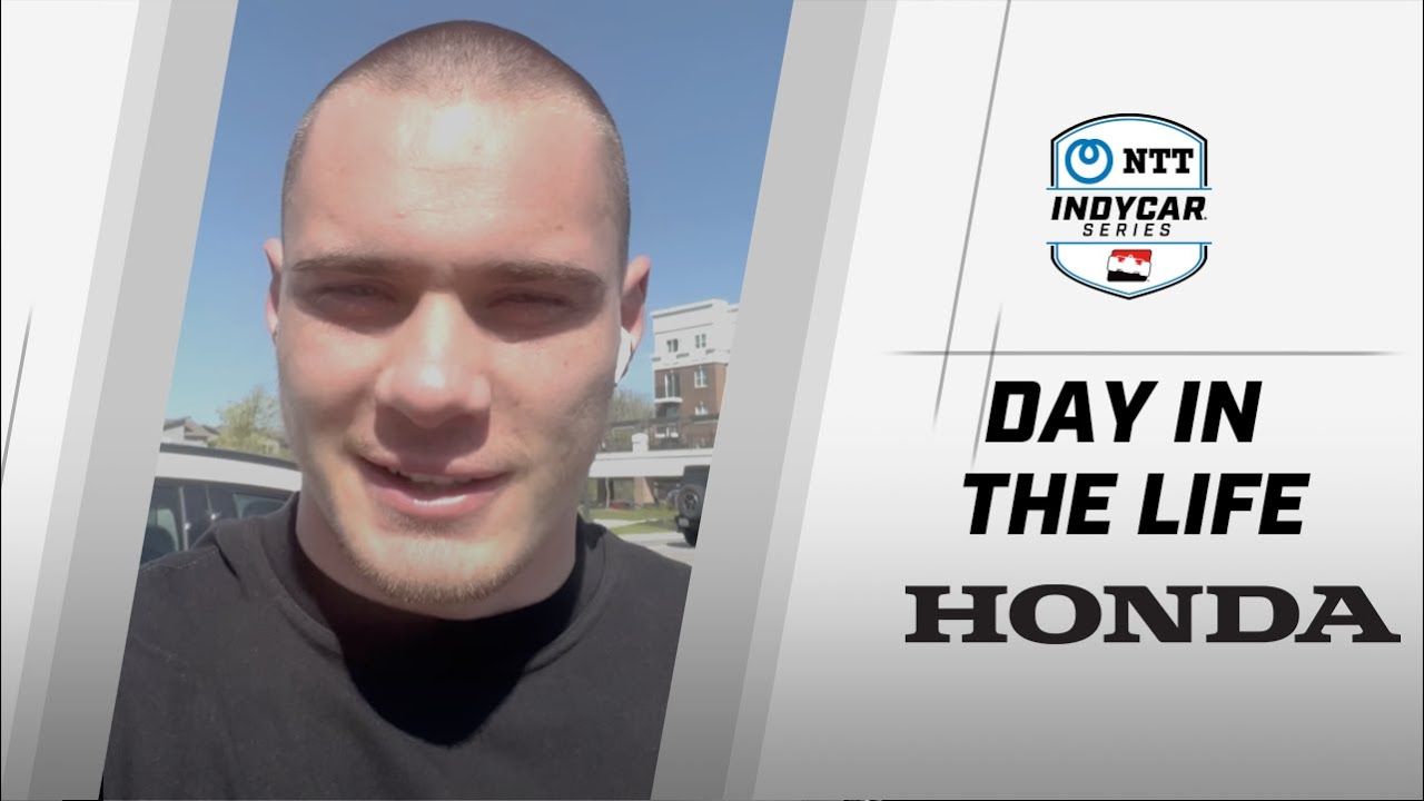 A day in the life with Chip Ganassi Racing driver Linus Lundqvist | INDYCAR x Honda