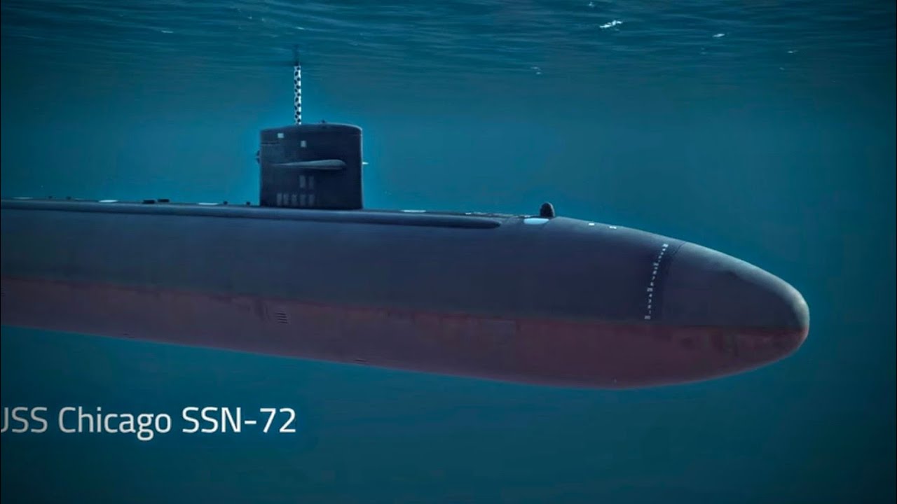 Red Storm Rising~USS Chicago Sub vs Kara ASW - Let the Missiles Fly!  Sea Power