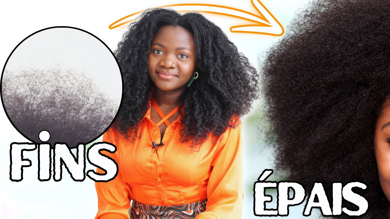 COMMENT ÉPAISSIR LES CHEVEUX CRÉPUS FINS || des cheveux fins à des cheveux épais