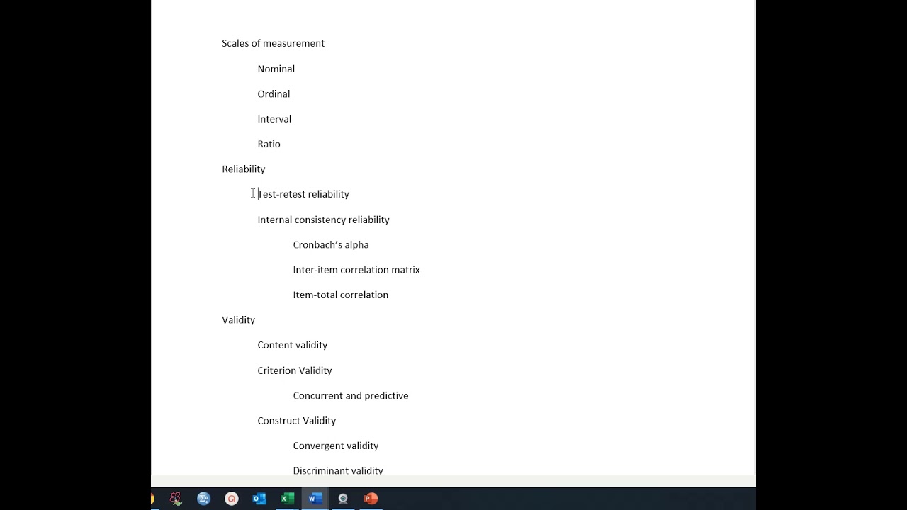 Exam 2 Review Sheet Research Methods Fall 2021