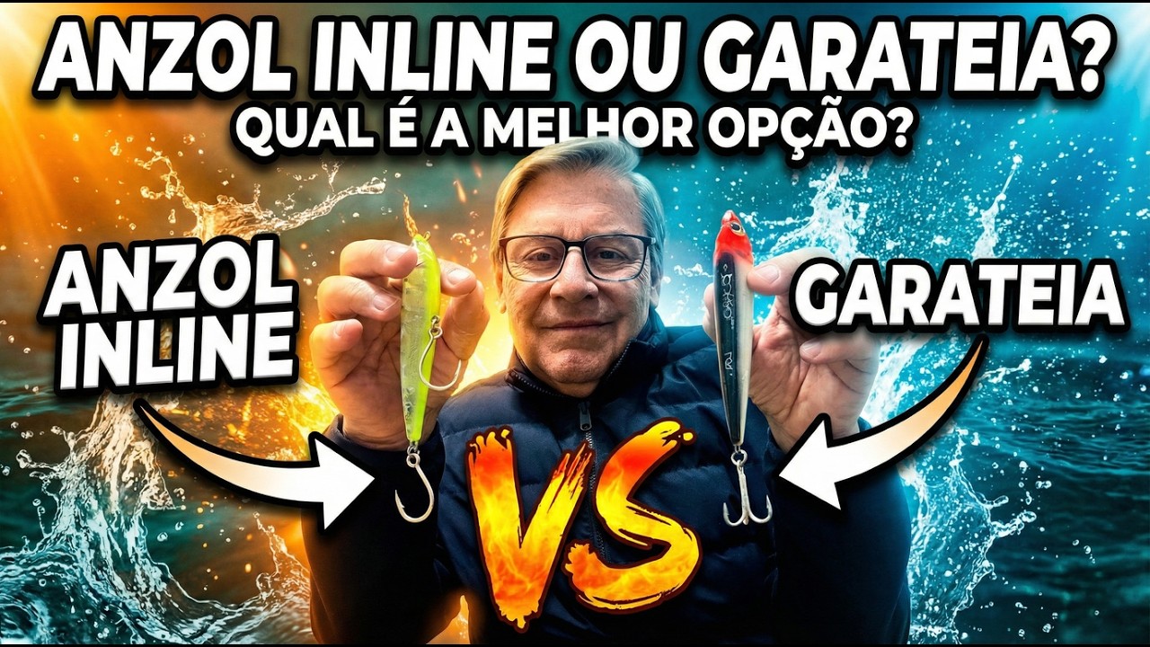 Anzol Inline ou Garateia: qual é a melhor opção para suas pescarias?