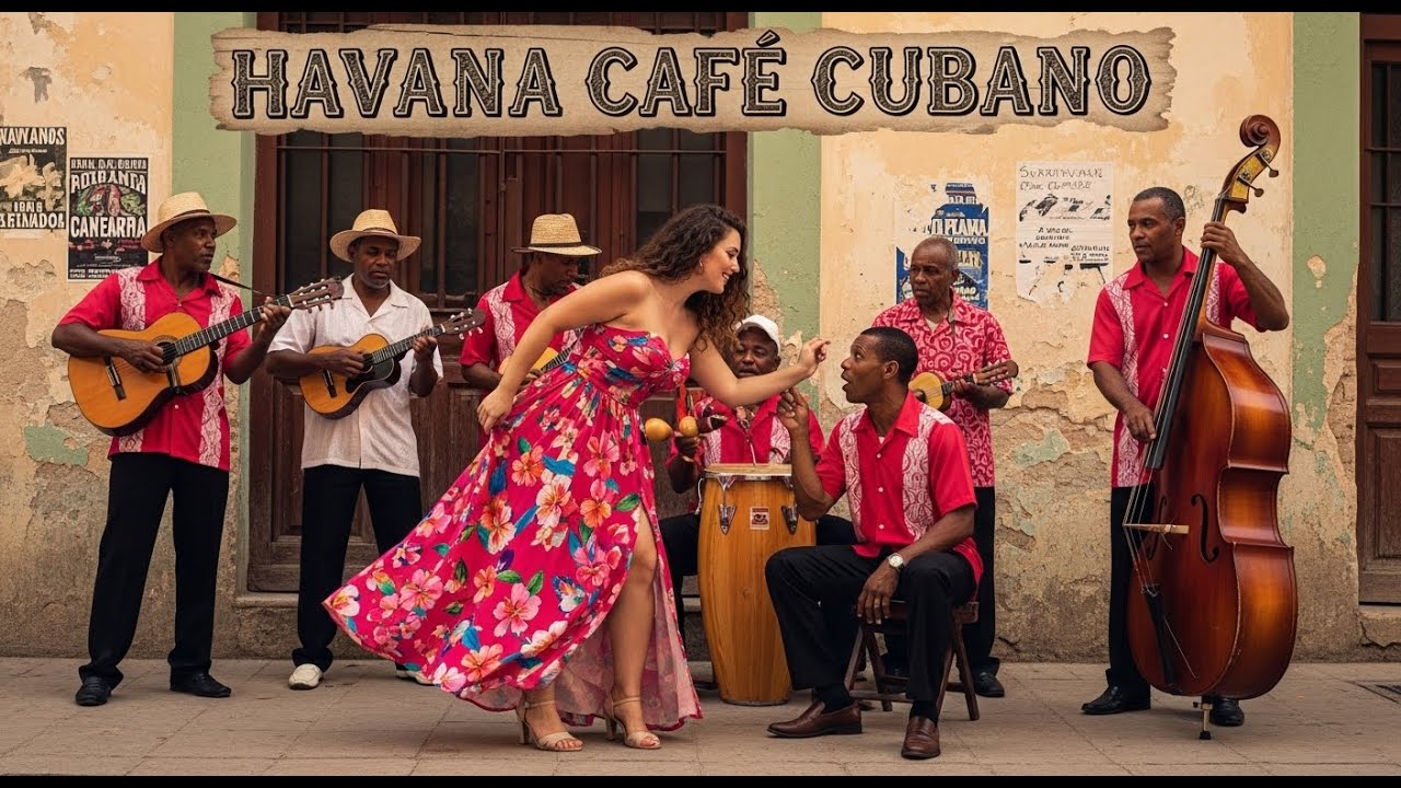 Café Cubano Music 🎹: Caribbean Café Nights & Gentle Piano Jazz • mix2