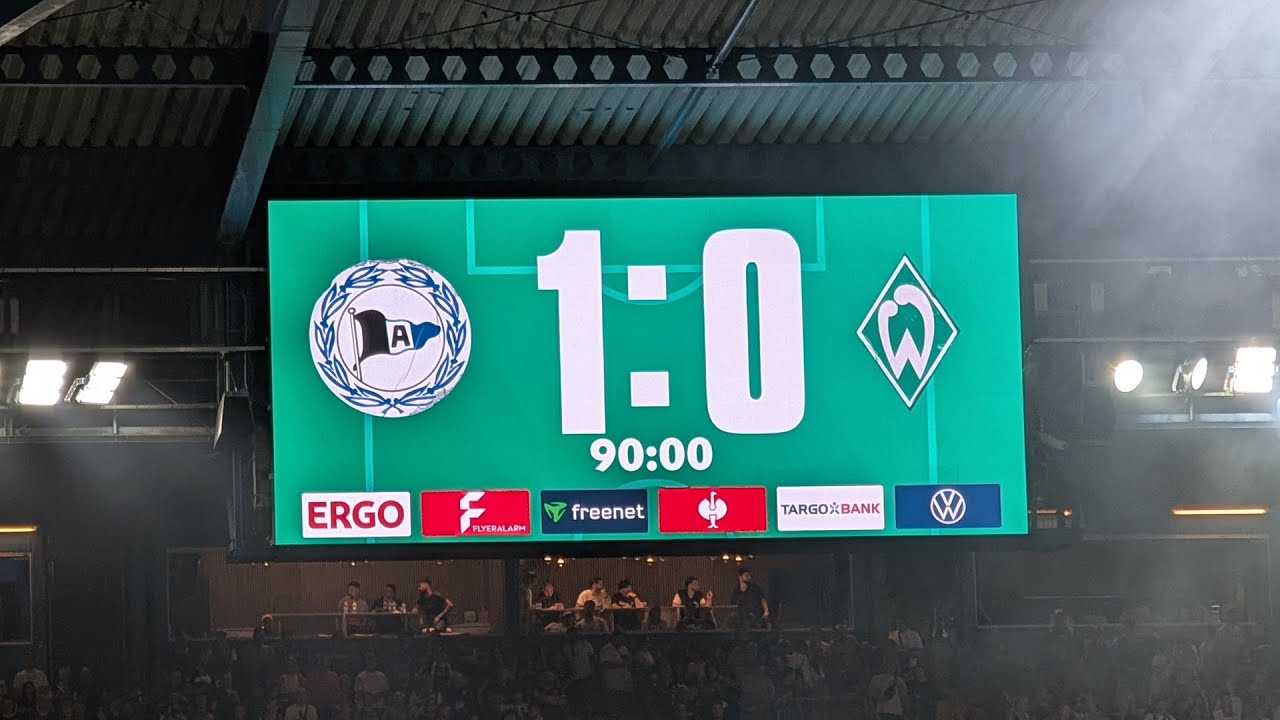 Bielefeld gegen Bremen (DFB-Pokal) am 15.08.2025