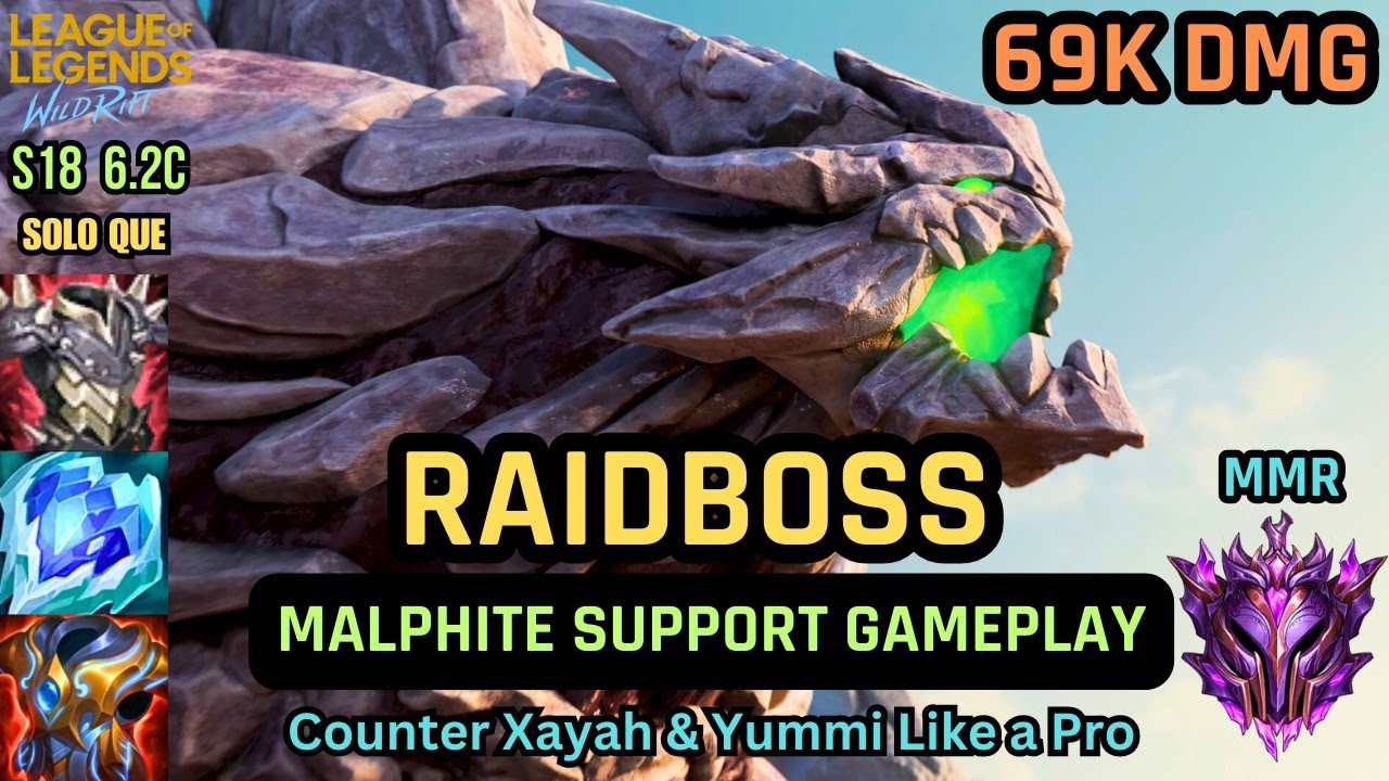 Wild Rift &ndash; Malphite Support Guide 2025 | The Ultimate Anti-ADC Support | Build, Runes & Gameplay