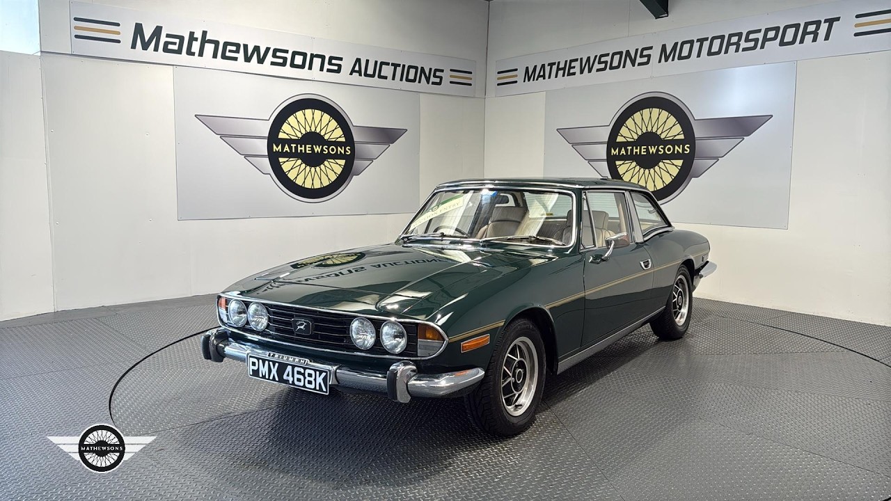 1972 TRIUMPH STAG | Mathewsons Classic Cars | Auction: 11, 12, 13 March 2026