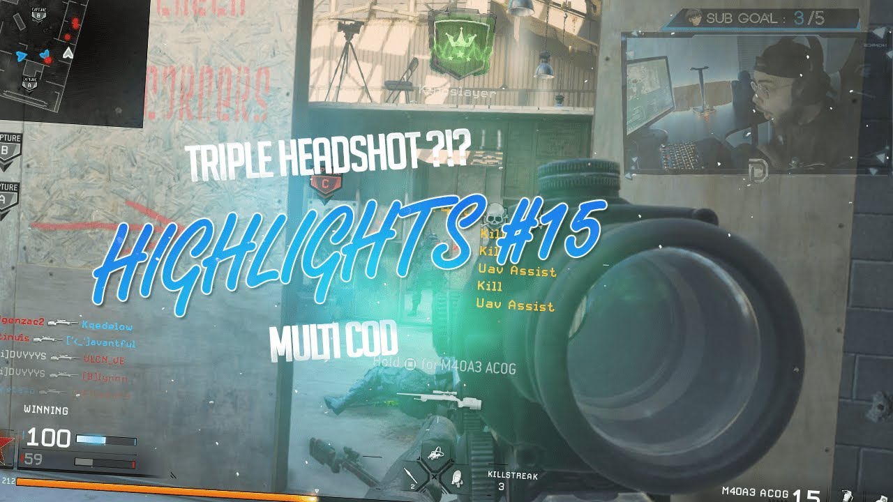 MWR TRIPLE HEADSHOT ?!? - Highlights #15
