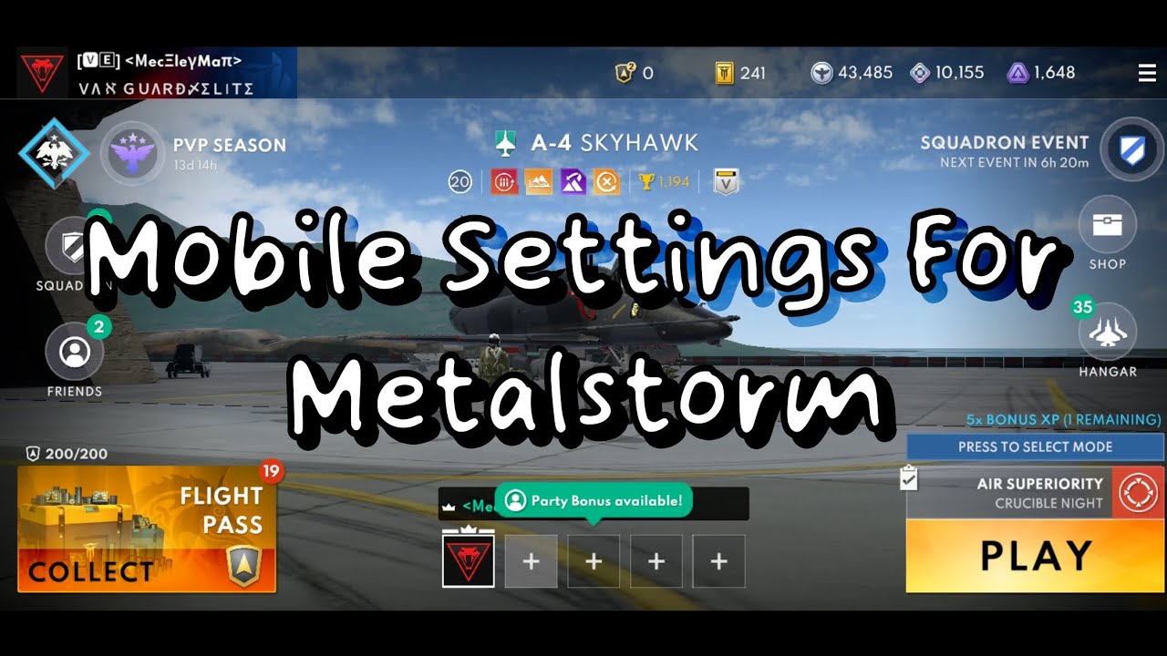 The Best Mobile Settings For Metalstorm! (2026)