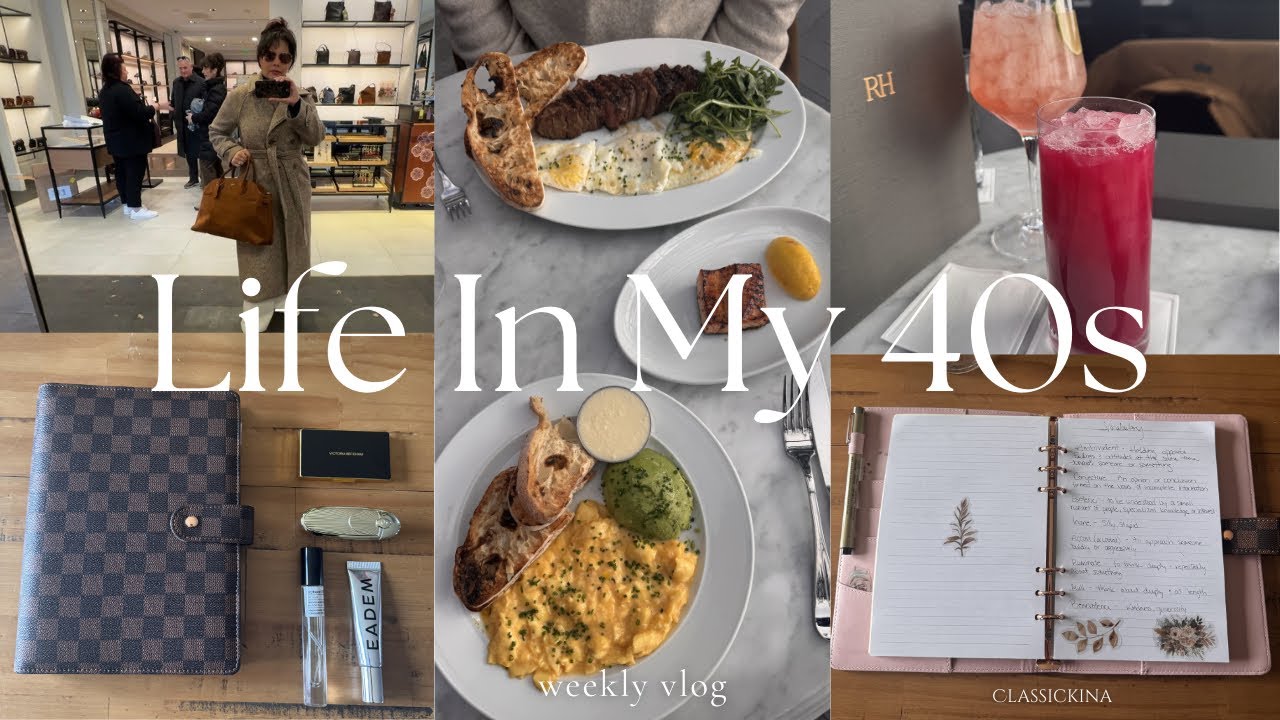 🌲Winter Diaries | I Got Bangs! Elegant Brunch, Shopping, Chic Haul, Journaling, & Birthday Planning