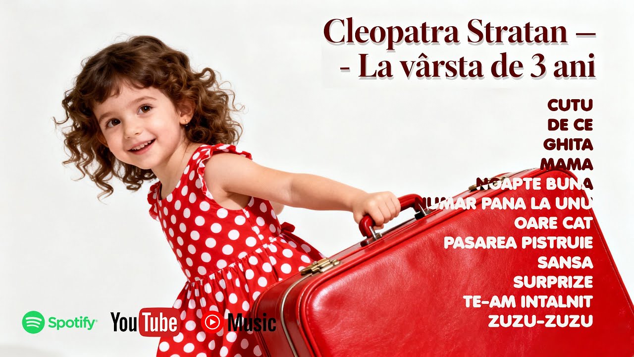 Cleopatra Stratan &ndash; La v&acirc;rsta de 3 ani (Full Album) | The Youngest Music Star in History